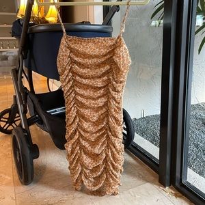 Mini flower print dress